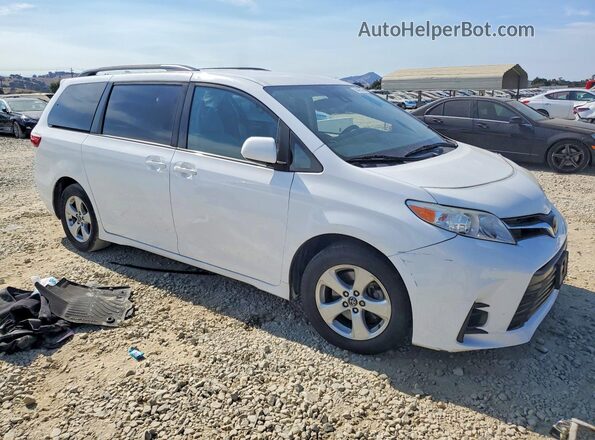 5TDKZ3DC4JS960957 2018 TOYOTA SIENNA White Delantero derecho