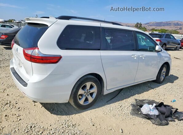 5TDKZ3DC4JS960957 2018 TOYOTA SIENNA White Trasero derecho