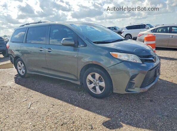 5TDKZ3DC4LS047196 2020 TOYOTA SIENNA Green Front right