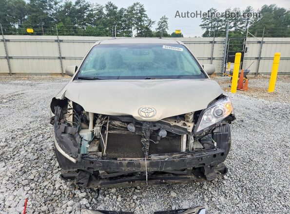 5TDKZ3DC5HS827022 2017 TOYOTA SIENNA Beige Vista frontal