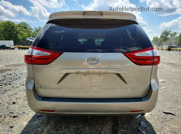 5TDKZ3DC5HS844466 2017 TOYOTA SIENNA Tan Հետևի տեսք