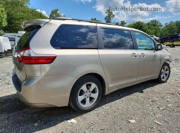 5TDKZ3DC5HS844466 2017 TOYOTA SIENNA Tan Հետևի աջ