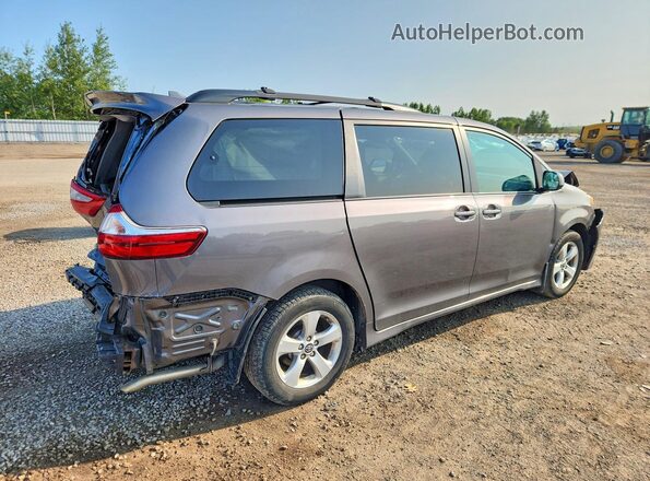 5TDKZ3DC5JS926381 2018 TOYOTA SIENNA Gray Rear right
