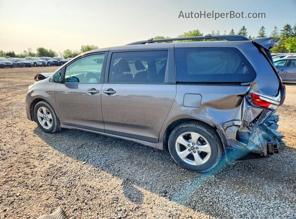 5TDKZ3DC5JS926381 2018 TOYOTA SIENNA Gray Rear left