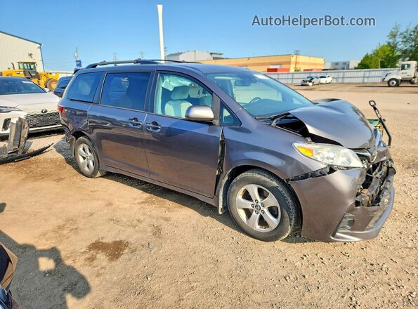 5TDKZ3DC5JS926381 2018 TOYOTA SIENNA Gray Front right