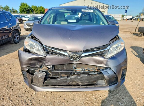 5TDKZ3DC5JS926381 2018 TOYOTA SIENNA Gray Front view