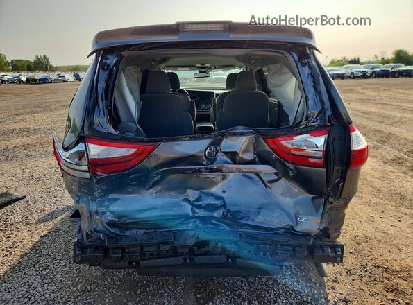 5TDKZ3DC5JS926381 2018 TOYOTA SIENNA Gray Rear view
