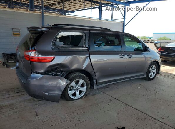 5TDKZ3DC5KS019275 2019 TOYOTA SIENNA Gray Հետևի աջ