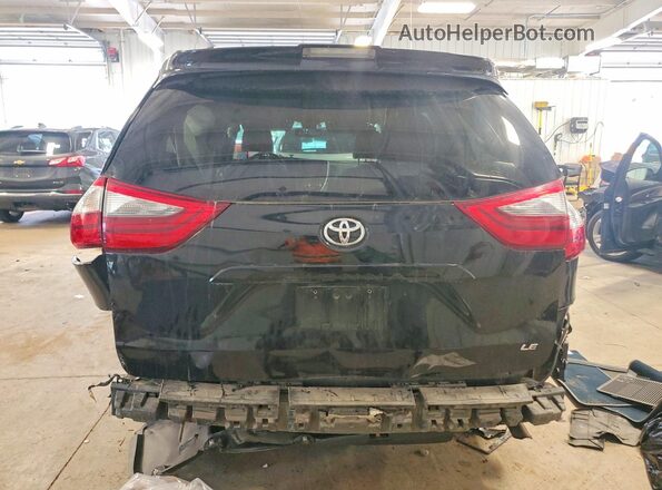 5TDKZ3DC6LS042405 2020 TOYOTA SIENNA Black უკანა ხედი