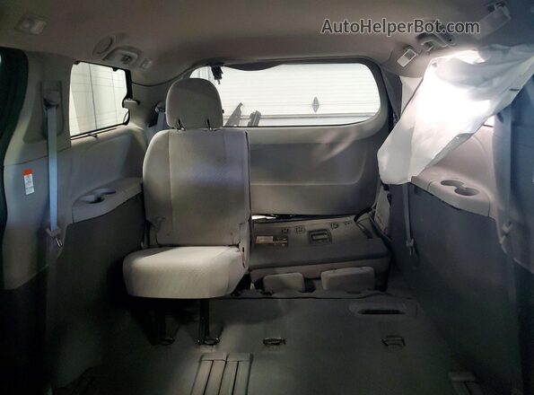 5TDKZ3DC6LS042405 2020 TOYOTA SIENNA Black უკანა სავარძლების ხედი