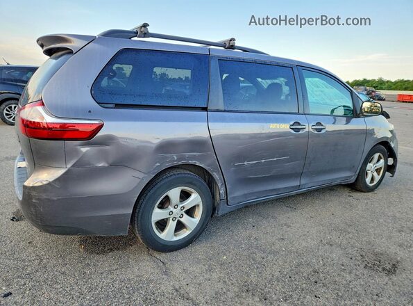5TDKZ3DC7HS781998 2017 TOYOTA SIENNA Gray Rear right