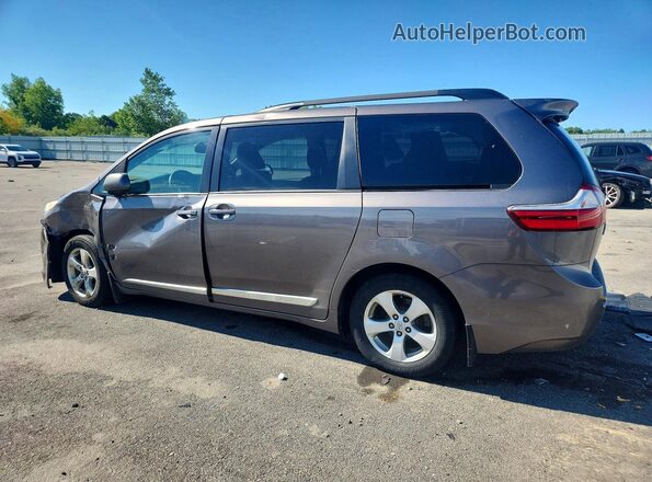 5TDKZ3DC7HS793939 2017 TOYOTA SIENNA Gray უკანა მარცხენა