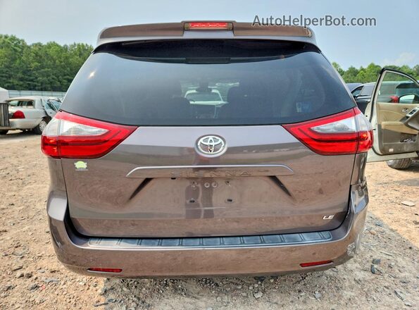 5TDKZ3DC7LS073078 2020 TOYOTA SIENNA Серый Вид сзади