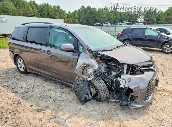 5TDKZ3DC7LS073078 2020 TOYOTA SIENNA Серый Передняя правая четверть