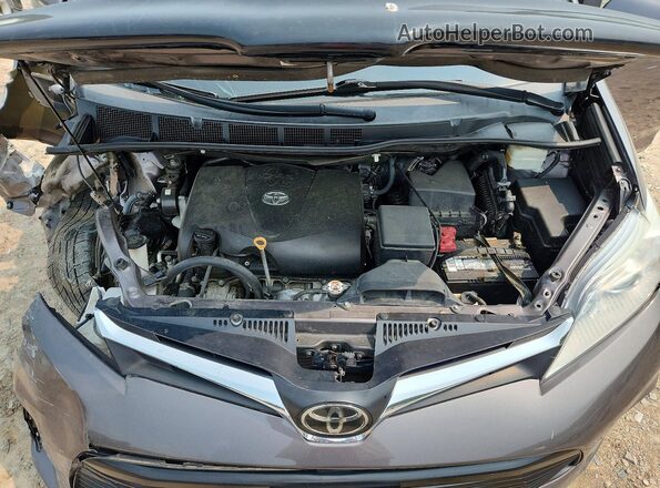 5TDKZ3DC7LS073078 2020 TOYOTA SIENNA Серый Вид подкапотного пространства