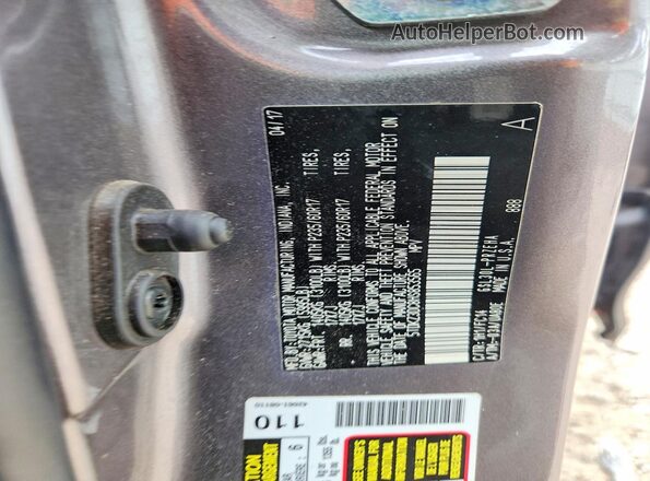 5TDKZ3DC8HS853565 2017 TOYOTA SIENNA Gray 360 interior view