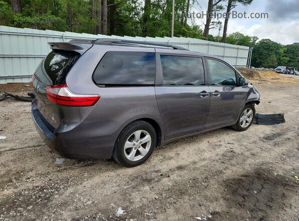 5TDKZ3DC8HS853565 2017 TOYOTA SIENNA Gray Rear right