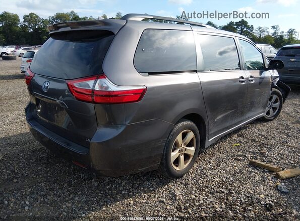 5TDKZ3DC8JS905010 2018 TOYOTA SIENNA Gray Tył prawy