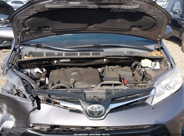 5TDKZ3DC8JS905010 2018 TOYOTA SIENNA Gray Widok z tyłu