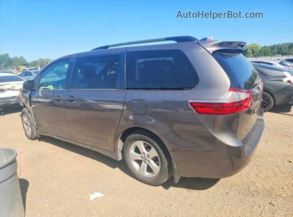 5TDKZ3DC8KS978945 2019 TOYOTA SIENNA Gray Rear left