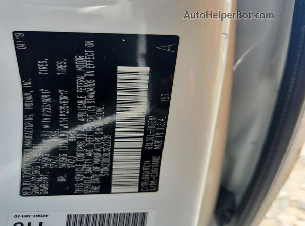 5TDKZ3DC8LS023239 2020 TOYOTA SIENNA White Սալոնի 360 աստիճան տեսք