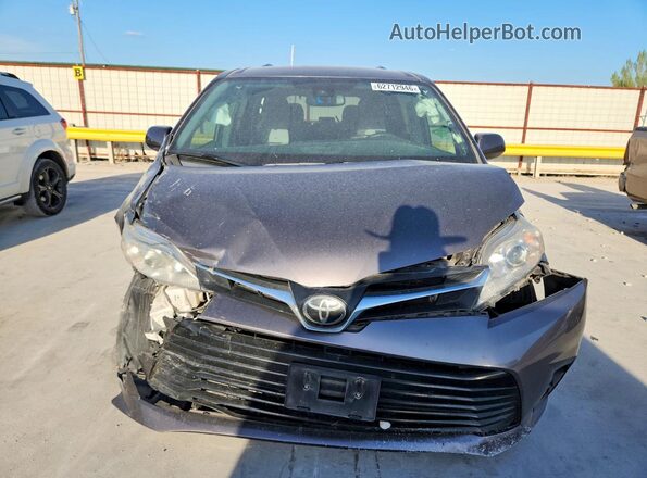 5TDKZ3DC8LS081092 2020 TOYOTA SIENNA Gray Դիմացի տեսք