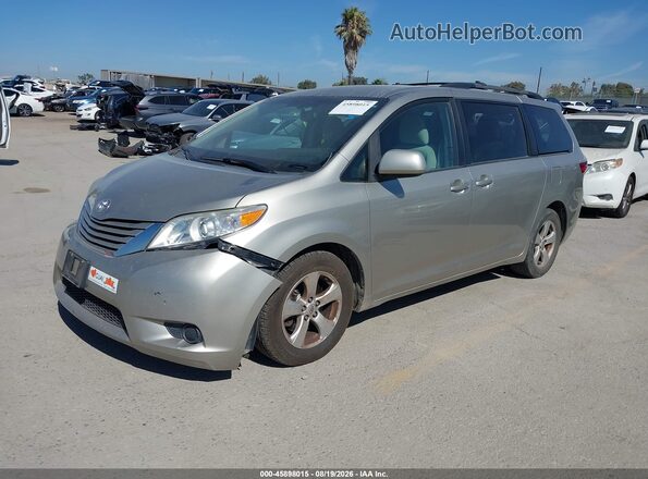 5TDKZ3DCXHS778111 2017 TOYOTA SIENNA Champagne Передняя левая четверть