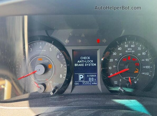 5TDKZ3DCXHS843362 2017 TOYOTA SIENNA Gray Вид щитка приладів