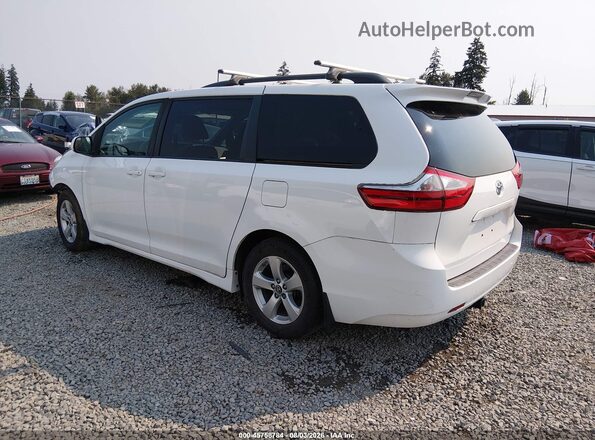 5TDKZ3DCXJS947338 2018 TOYOTA SIENNA White Trasero izquierdo