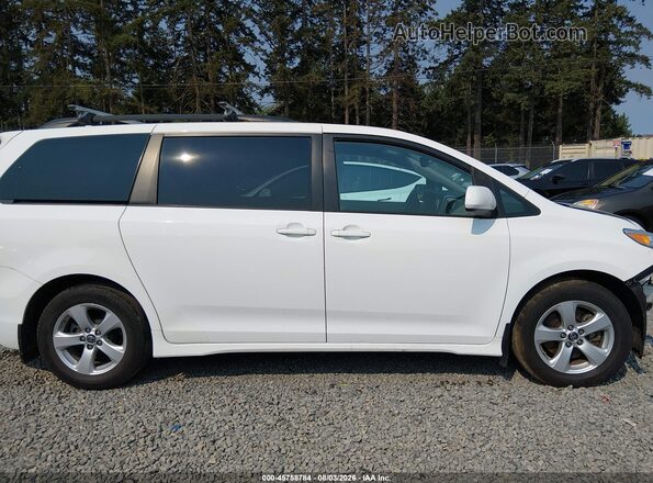 5TDKZ3DCXJS947338 2018 TOYOTA SIENNA White Vista interior de 360 grados