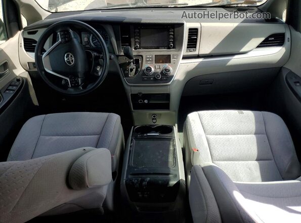 5TDKZ3DCXLS068618 2020 TOYOTA SIENNA Black Widok deski rozdzielczej