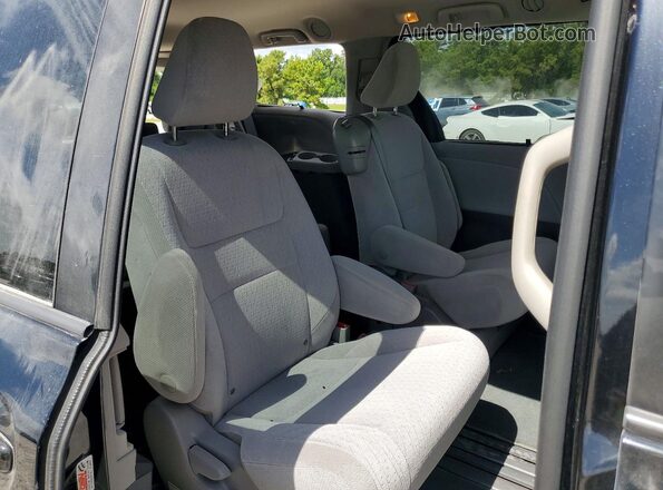 5TDKZ3DCXLS068618 2020 TOYOTA SIENNA Black Widok wnętrza z tyłu