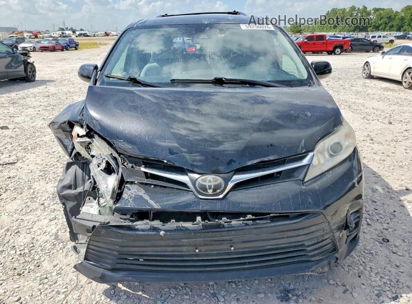 5TDKZ3DCXLS068618 2020 TOYOTA SIENNA Black Widok z przodu