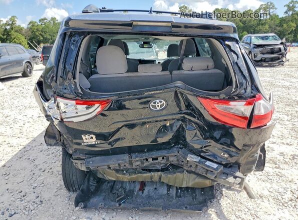 5TDKZ3DCXLS068618 2020 TOYOTA SIENNA Black Widok z tyłu