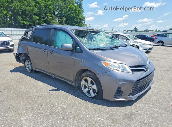 5TDKZ3DCXLS081885 2020 TOYOTA SIENNA Gray Առջևի աջ