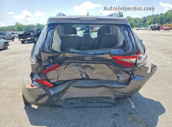 5TDKZ3DCXLS081885 2020 TOYOTA SIENNA Gray Հետևի տեսք