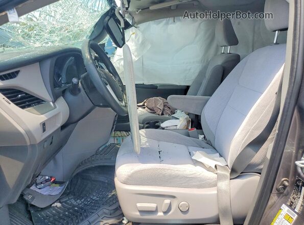 5TDKZ3DCXLS081885 2020 TOYOTA SIENNA Gray Սալոնի դիմացի տեսք