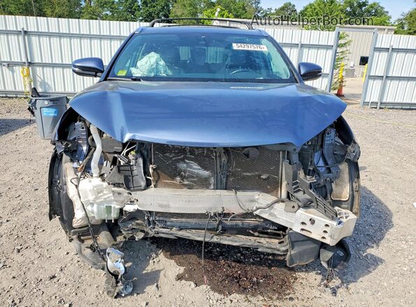 5TDKZRFH0KS364516 2019 TOYOTA HIGHLANDER Blue წინა ხედი