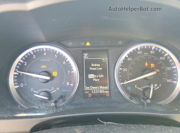 5TDKZRFH0KS364516 2019 TOYOTA HIGHLANDER Blue ხელსაწყოთა პანელის ხედი