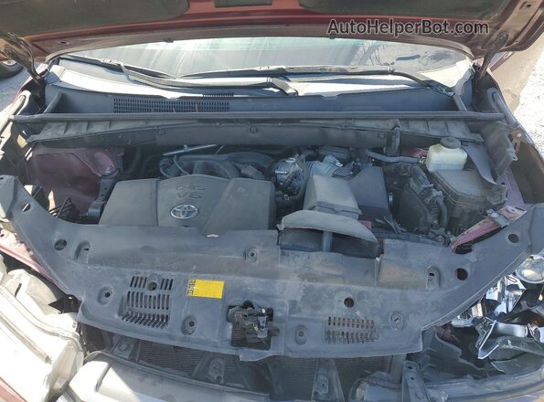 5TDKZRFH1JS254802 2018 TOYOTA HIGHLANDER Burgundy უკანა სალონის ხედი