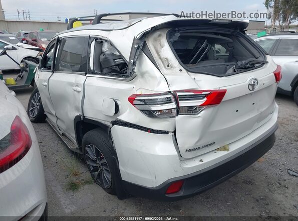 5TDKZRFH1JS540536 2018 TOYOTA HIGHLANDER White Tył lewy