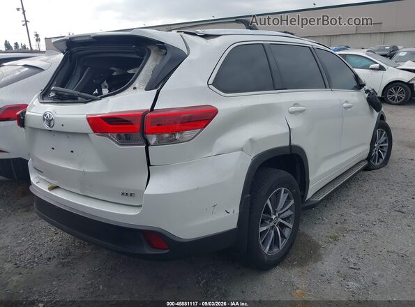 5TDKZRFH1JS540536 2018 TOYOTA HIGHLANDER White Tył prawy