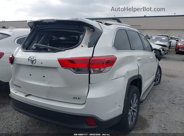 5TDKZRFH1JS540536 2018 TOYOTA HIGHLANDER White 
