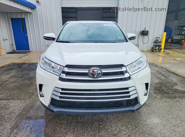 5TDKZRFH1JS546451 2018 TOYOTA HIGHLANDER White წინა ხედი
