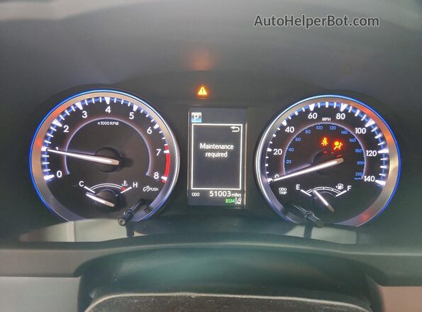 5TDKZRFH1JS546451 2018 TOYOTA HIGHLANDER White ხელსაწყოთა პანელის ხედი