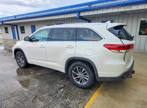 5TDKZRFH1JS546451 2018 TOYOTA HIGHLANDER White უკანა მარცხენა