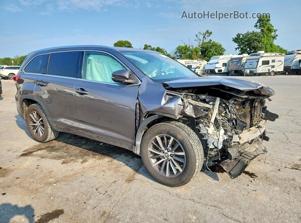 5TDKZRFH2HS511556 2017 TOYOTA HIGHLANDER Gray Передня права чверть