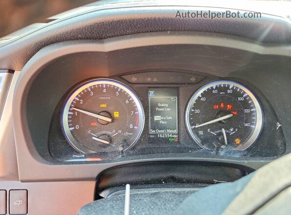 5TDKZRFH2HS511556 2017 TOYOTA HIGHLANDER Gray Вид щитка приладів