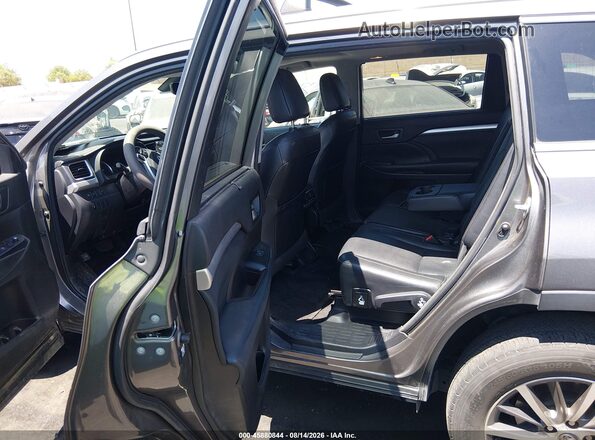 5TDKZRFH2JS531487 2018 TOYOTA HIGHLANDER Gray Вид наклейки з VIN-кодом
