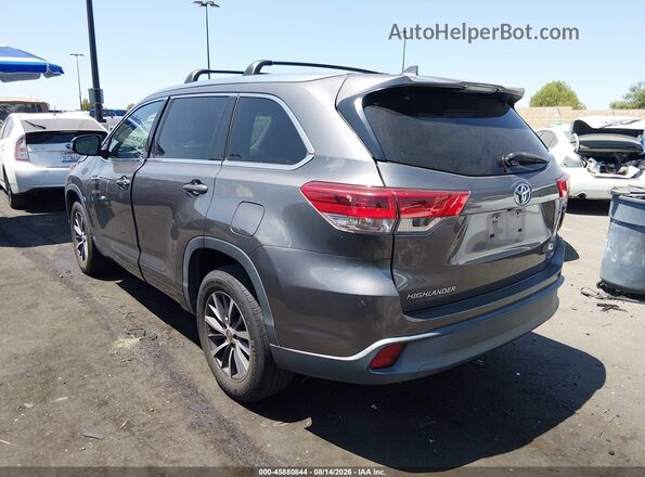 5TDKZRFH2JS531487 2018 TOYOTA HIGHLANDER Gray Задня ліва чверть
